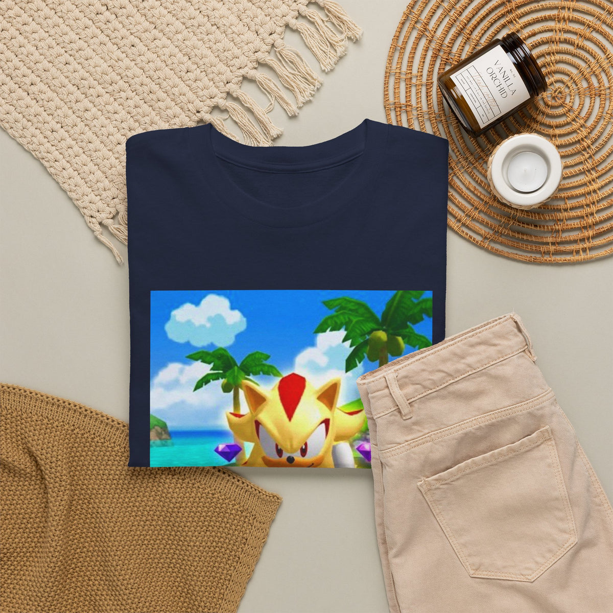 Super Shadow Flipping The Bird Tee