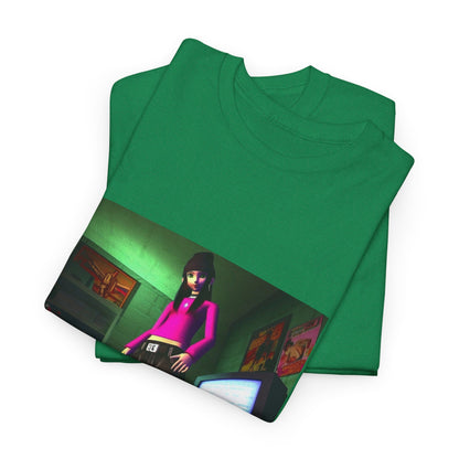 Y2K Vibe Girl In Her Room Tee