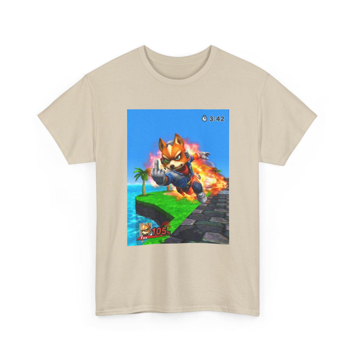 Fox McCloud Flipping The Bird Tee