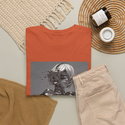 Liquid Chrome Abstract Tee