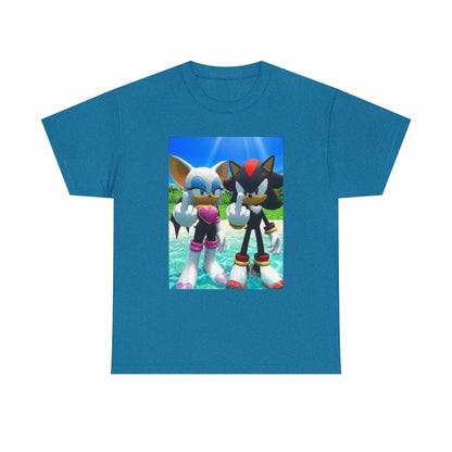 Rouge And Shadow Flipping The Bird Tee (Design 4)