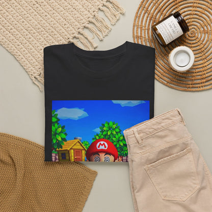 Mushroom-Tripping Mario Flips The Bird Tee
