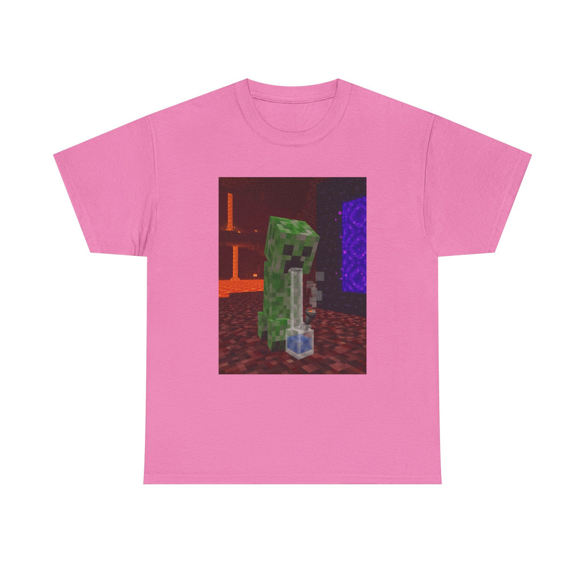 Creeper Hits The Bong In The Nether