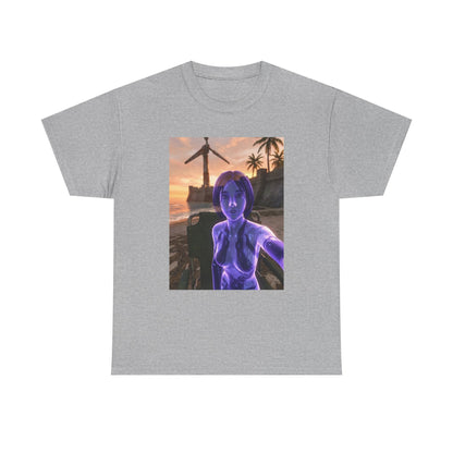 Cortana's Beach Sunset Selfie Tee