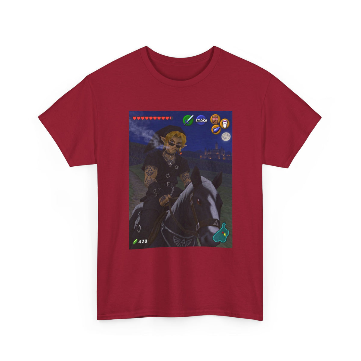 Goth Link Smoking On Epona