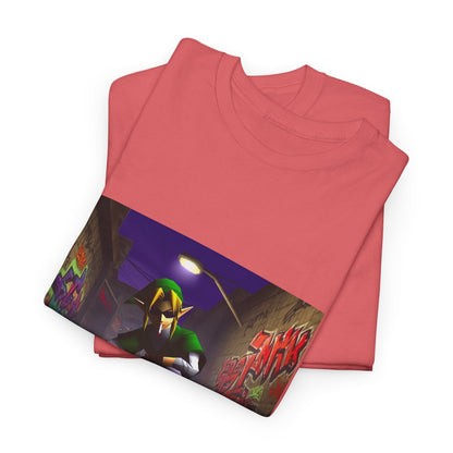 Skater Elf Smoking In Alleyway Tee