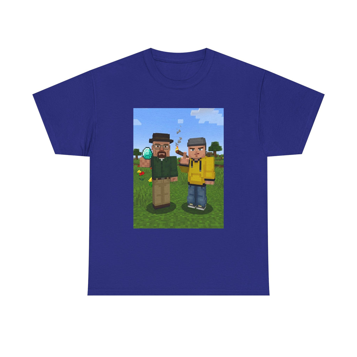 Blocky Chemist And Apprentice Smoking