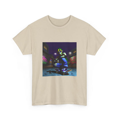 Skater Link Smoking In Neon Alley Tee