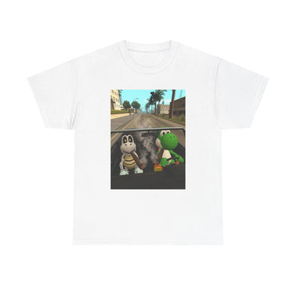 Yoshi And Dry Bones Cruising And Smoking (Design 5)