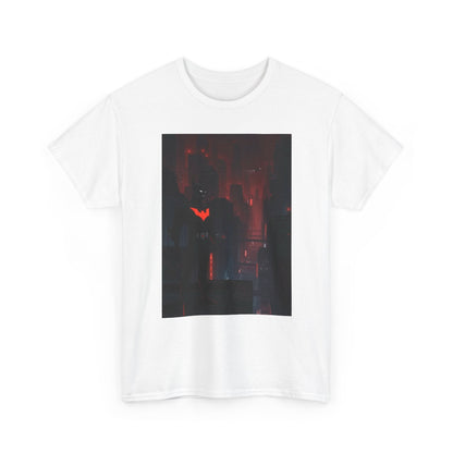 Cyberpunk Bat Hero In Neon City Tee