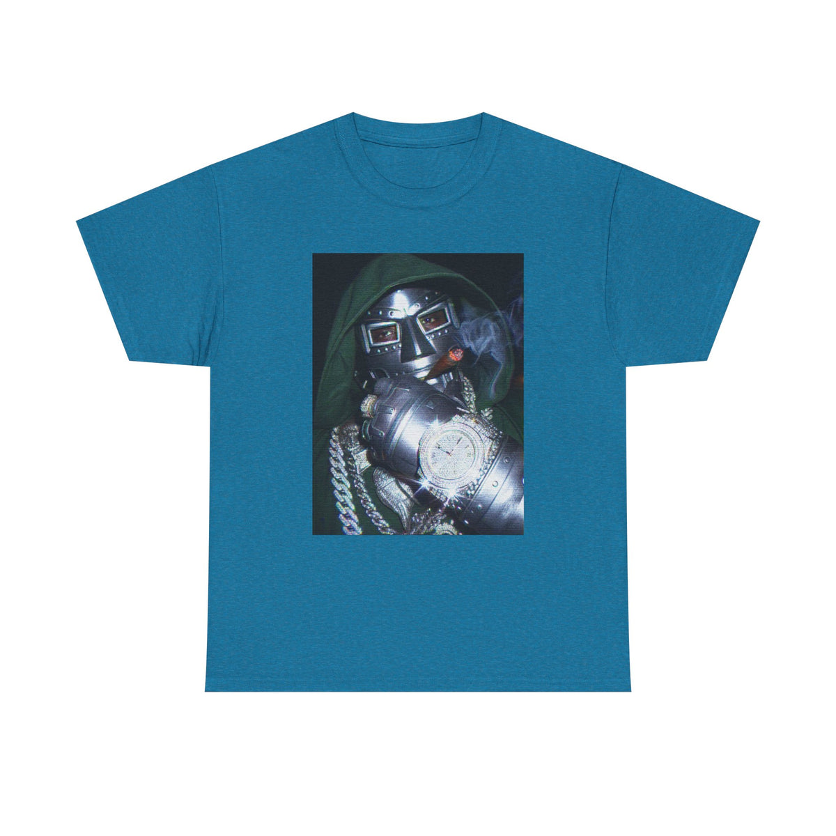 Villainous Rapper Smoking Diamond Bling Tee