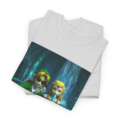 Link And Zelda Hitting The Stash