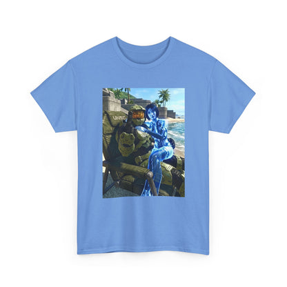 Master Chief and Cortana Beach Relaxing