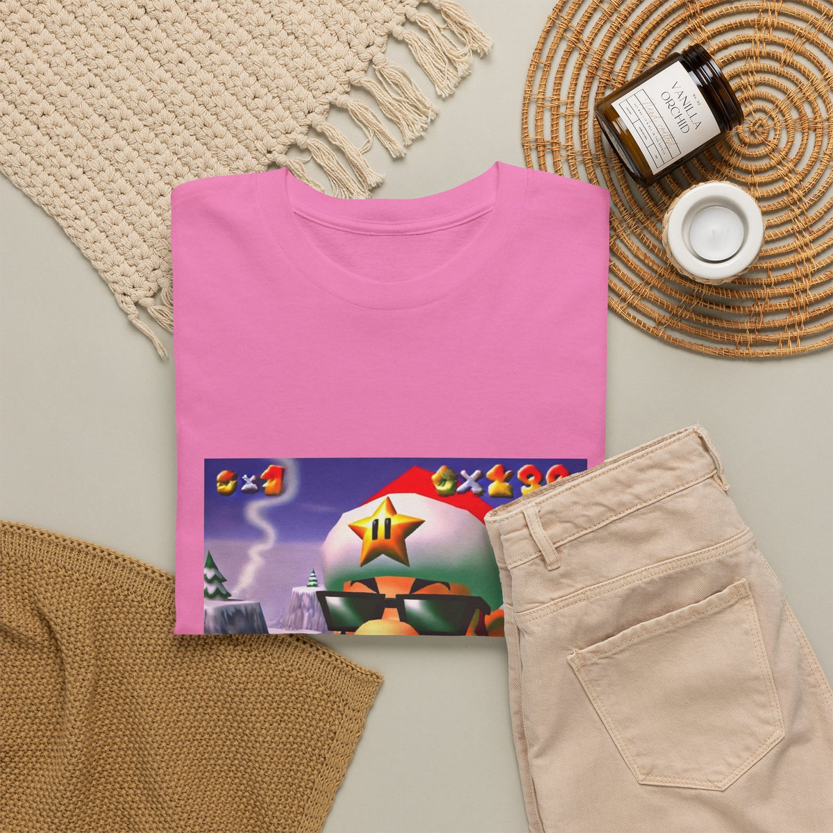 Cool Mario Santa Smoking Cigar Tee