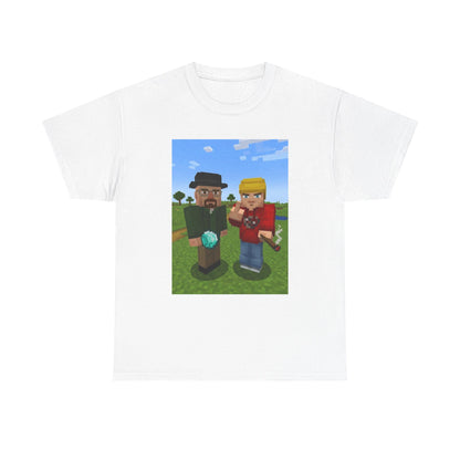 Pixelated Duo In The Green Field Tee