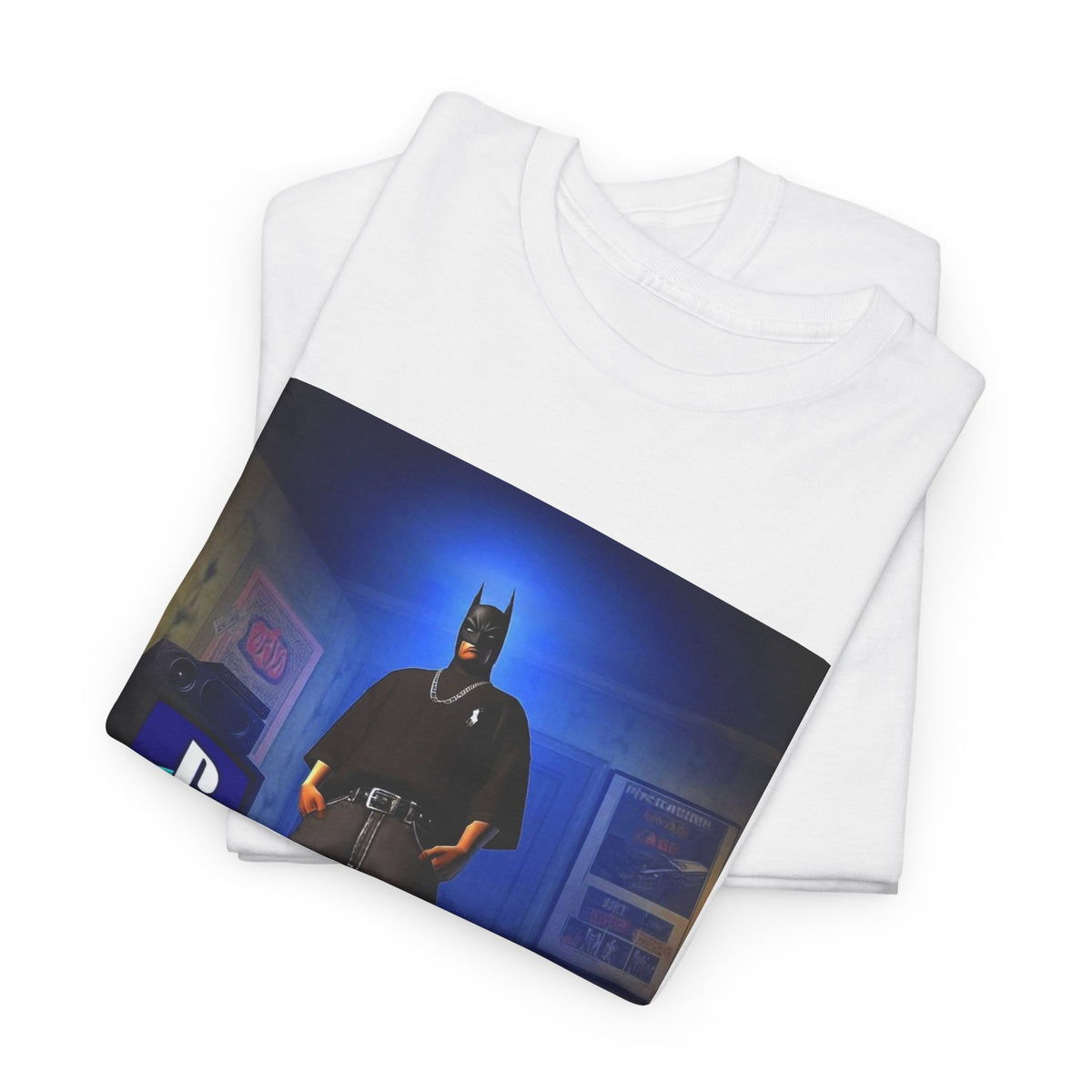 Gangster Batman Chilling In His Room