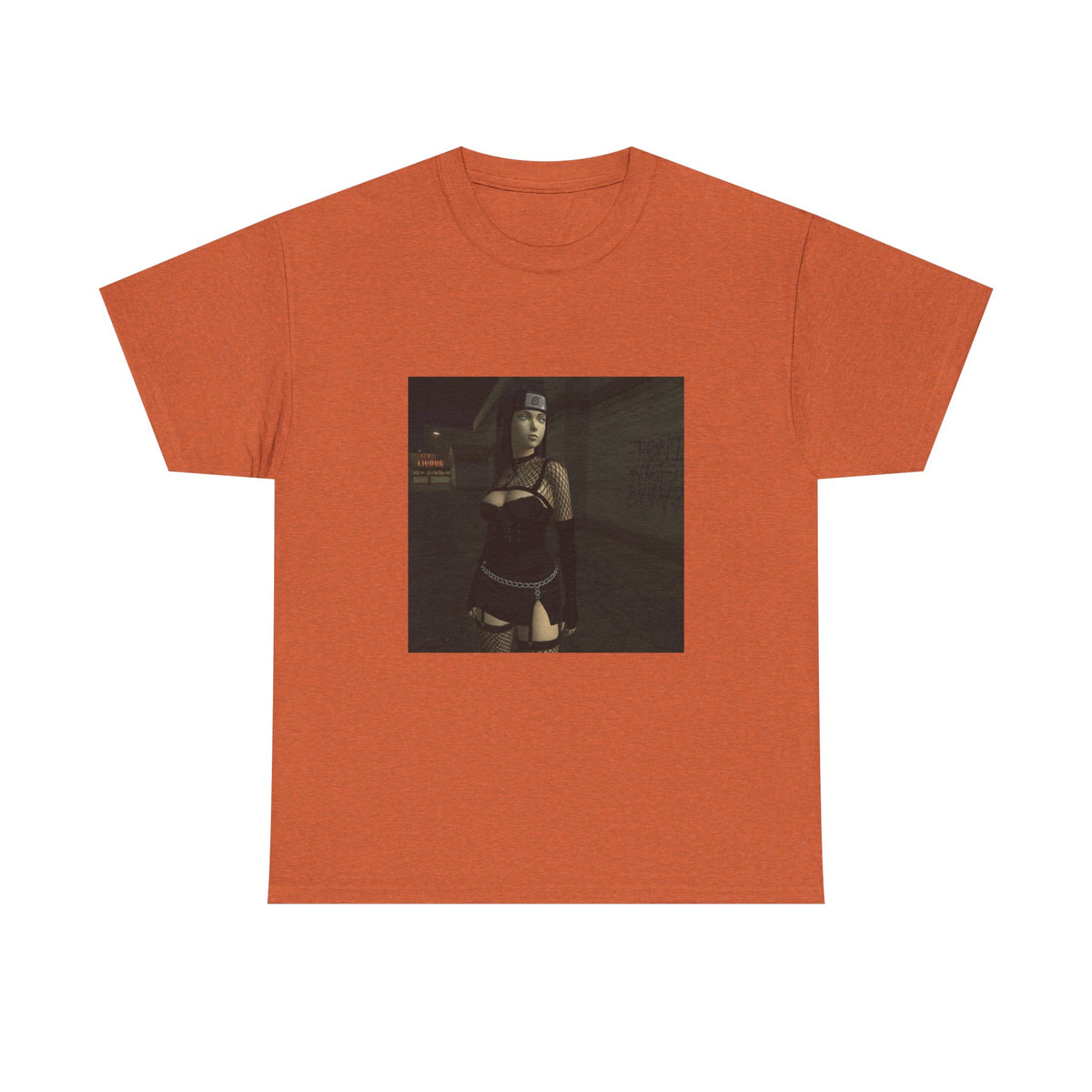 Anime Kunoichi Character Street Scene Tee