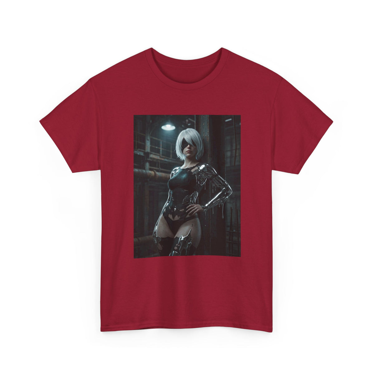 Android In Melted Chrome Cyberpunk Tee