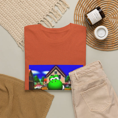 Yoshi Giving The Finger In Neighborhood Tee