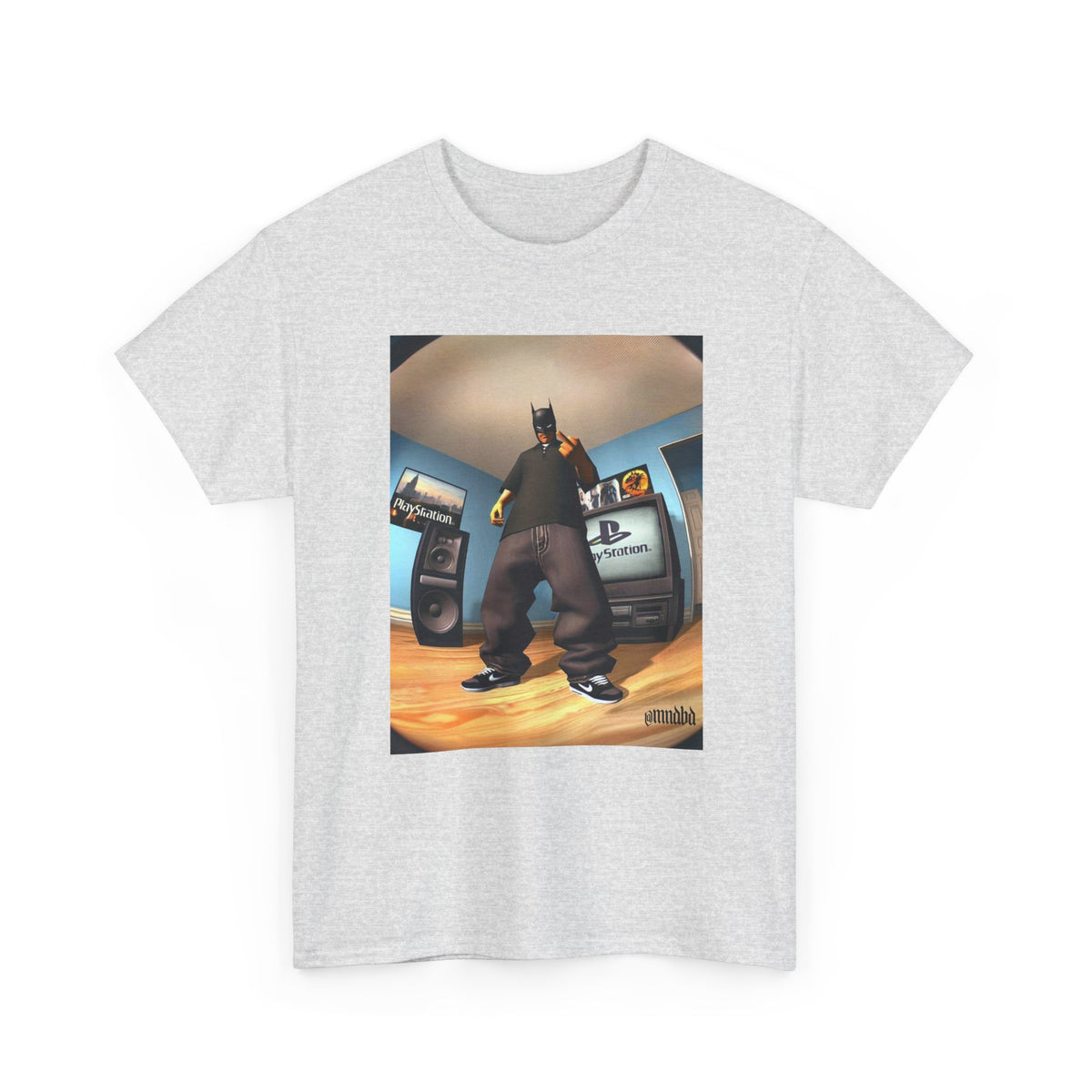 Gamer Batman Flipping Off In His Room