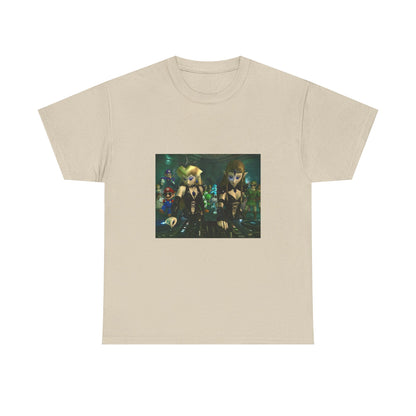 Princess Peach and Zelda DJing with Friends Tee