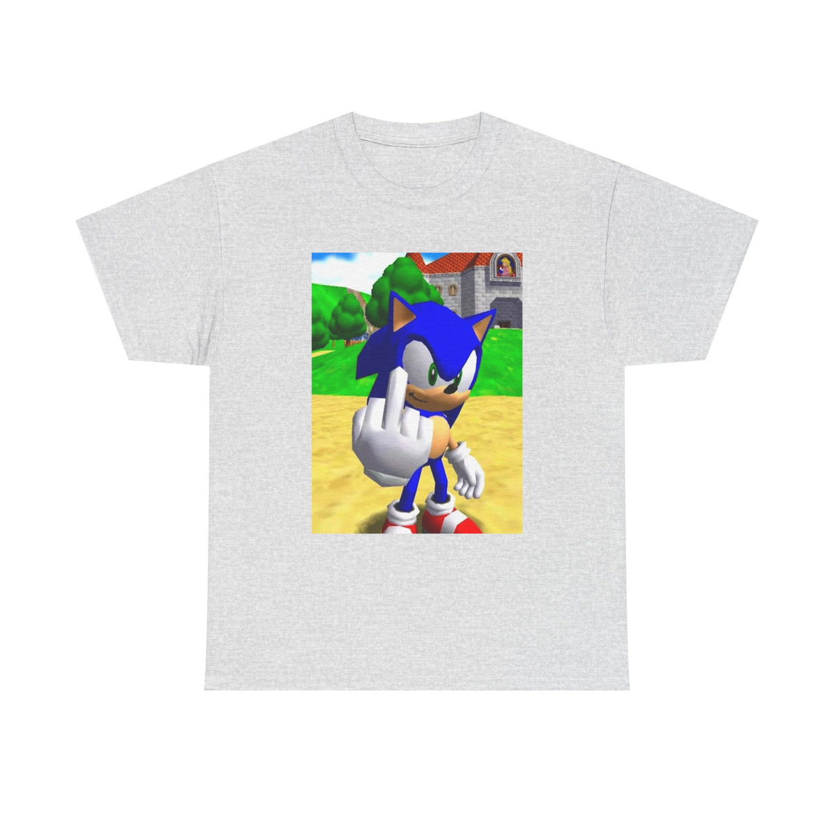 Sonic Flipping The Bird Tee
