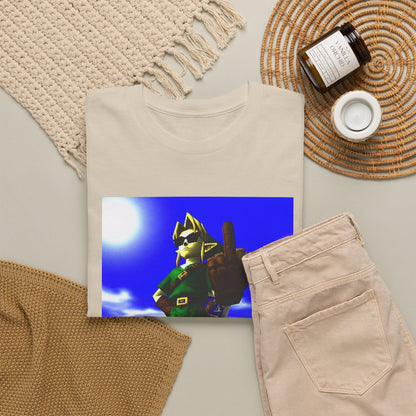 Cool Link Flipping The Bird Tee