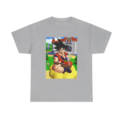 Goku Blazing On Nimbus At Mushroom Kingdom