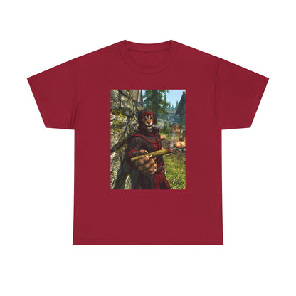 Khajiit Smoking Blunt In Skyrim Tee