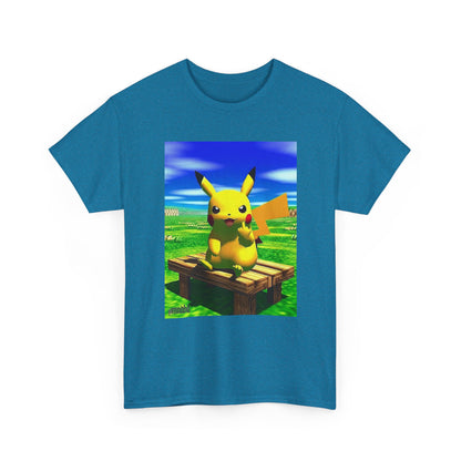 Pikachu Giving The Finger On A Bench