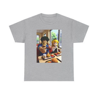 Spike and Princess Peach Smoking Cigars Tee