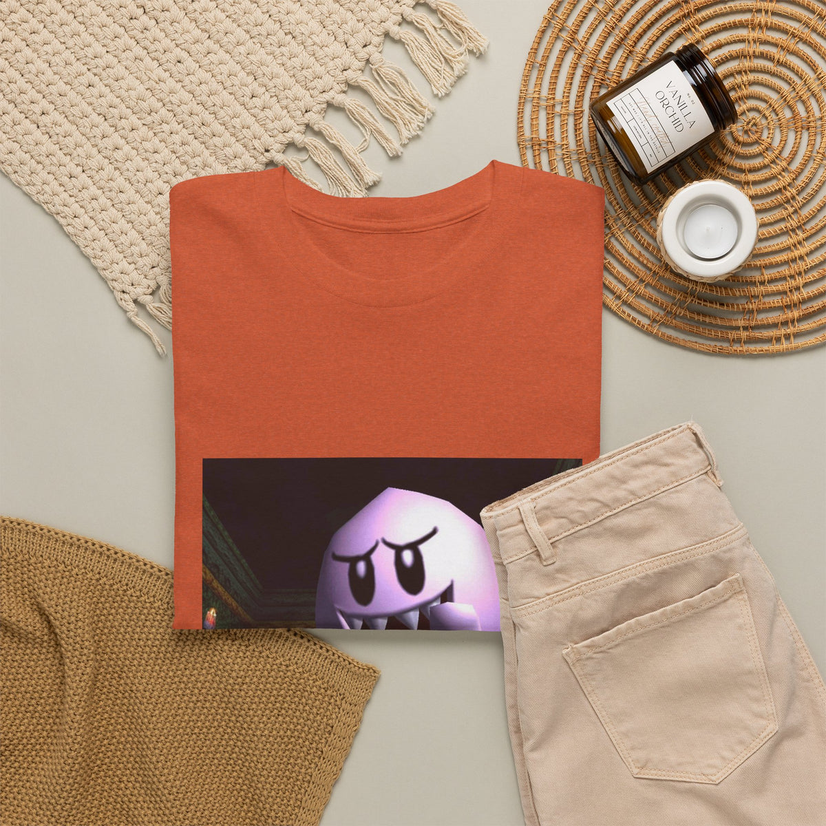 King Boo Flipping Mario The Bird Tee