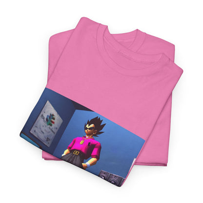 Y2K Vegeta Chilling With PlayStation Tee