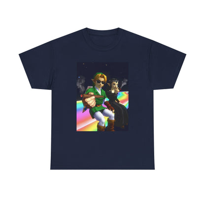 Link And Dark Zelda Smoking Blunts