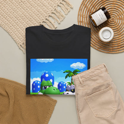Yoshi And Dry Bones Flipping Off Tee