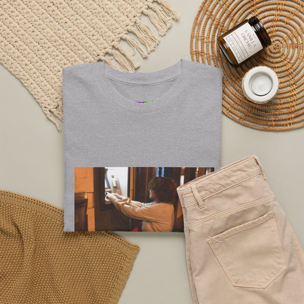 Gravity Defying Green Graphic Tee