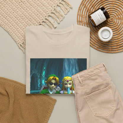 Link And Zelda Hitting The Stash