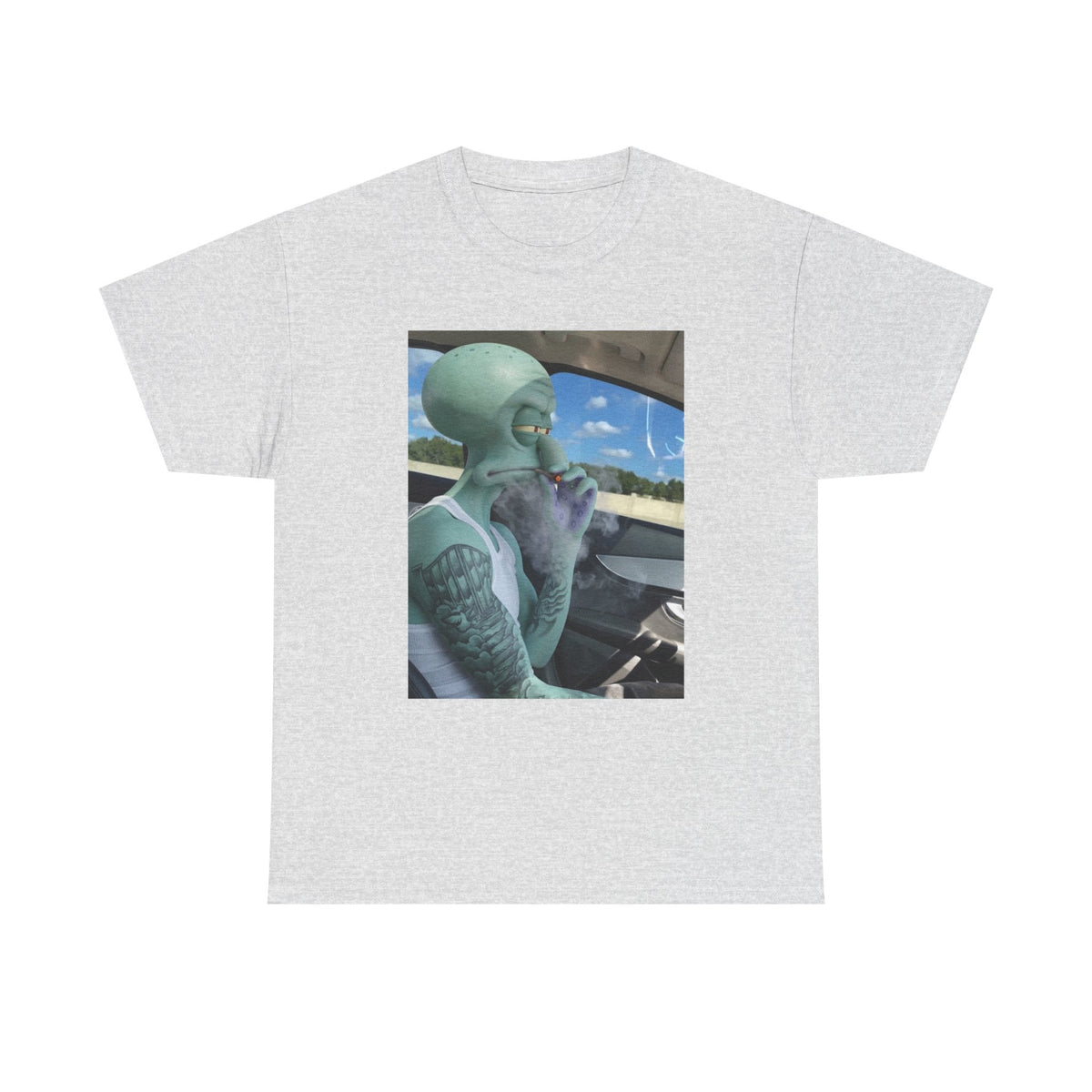 Squidward Hitting The Blunt Tee