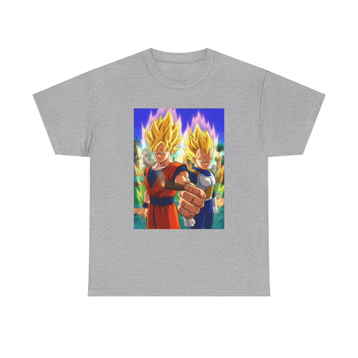 Goku And Vegeta Offering A Blunt
