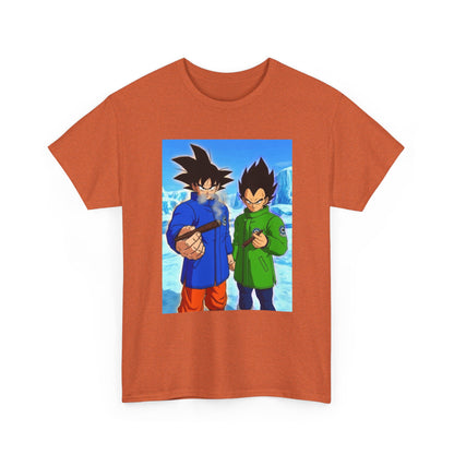 Goku and Vegeta Smoking in the Snow Tee