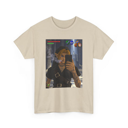 Edgy Link Smoking Selfie Tee