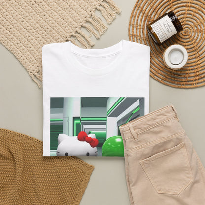 Kitty And Slime Flipping The Bird Tee