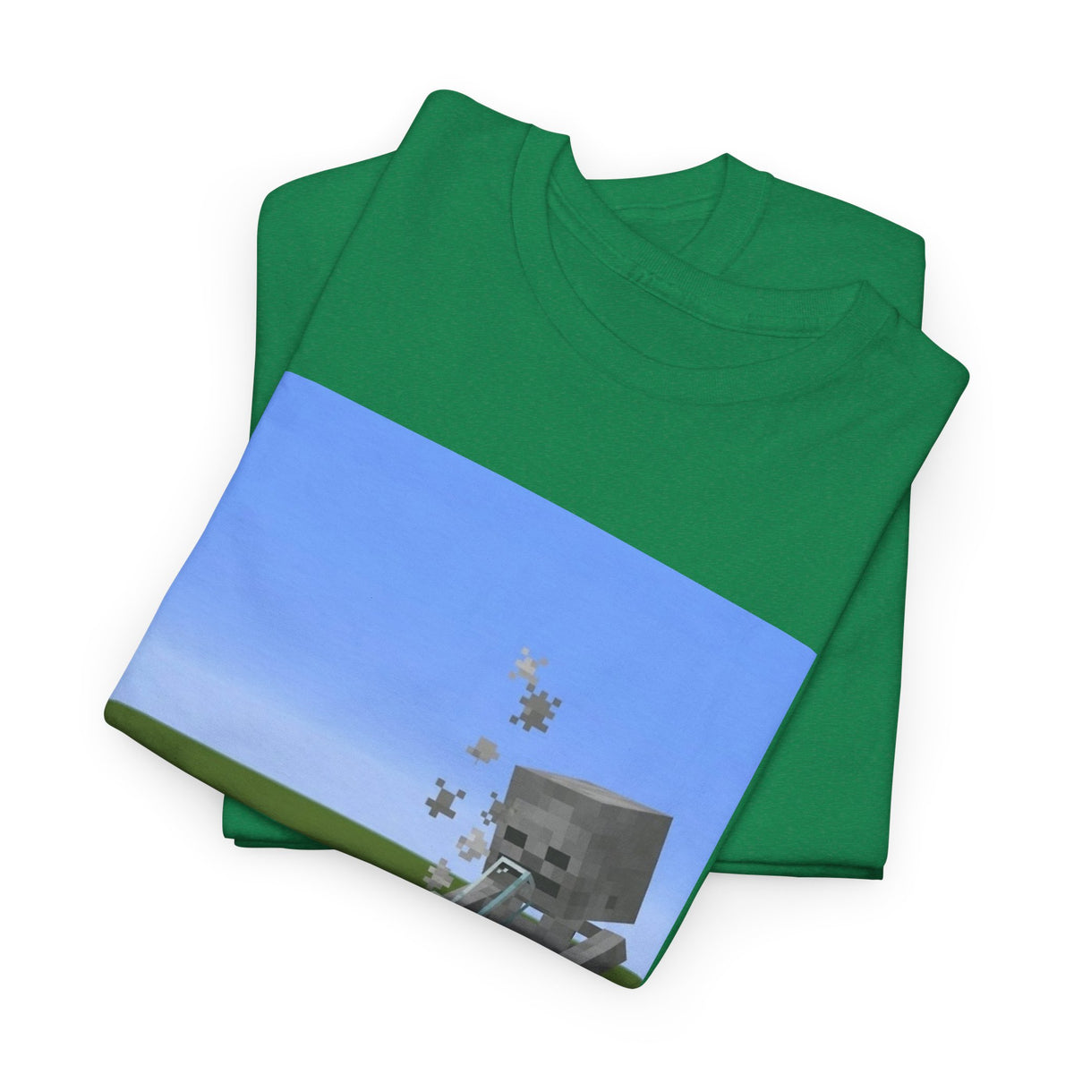 Minecraft Skeleton Taking A Hit Tee