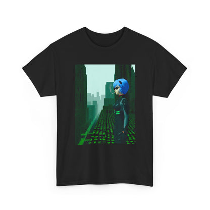 Neon Genesis Smoking Anime Girl Matrix Tee
