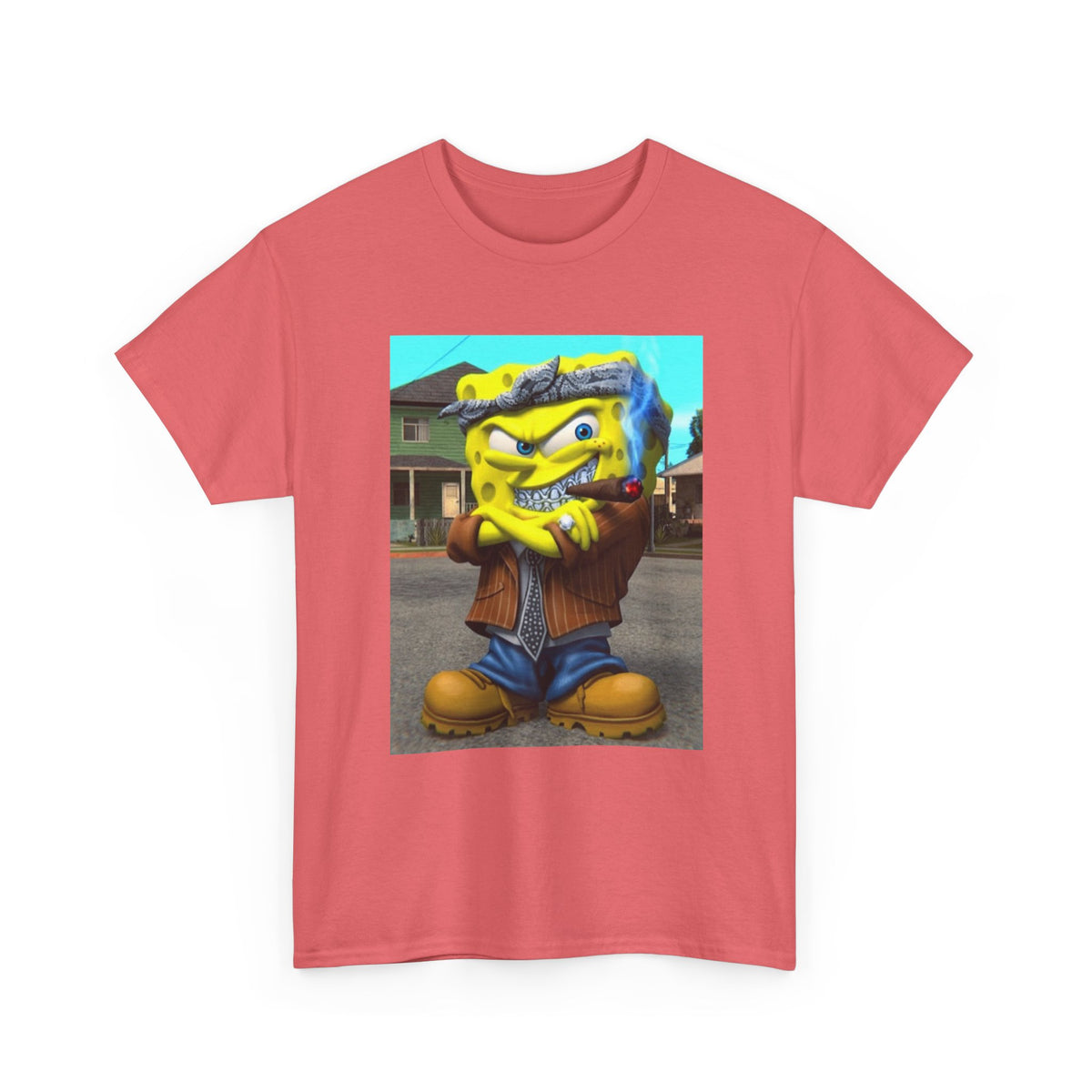 G'd Up SpongeBob Smoking Cigar Tee