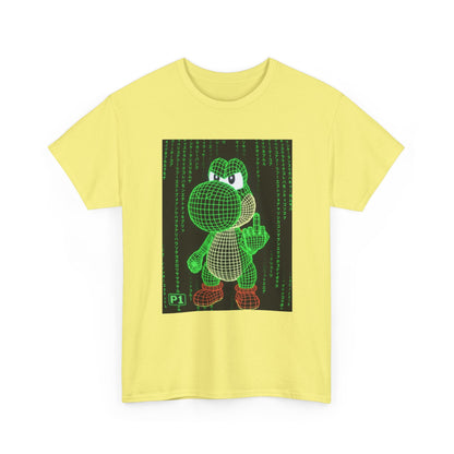 Wireframe Yoshi Flipping The Bird Tee