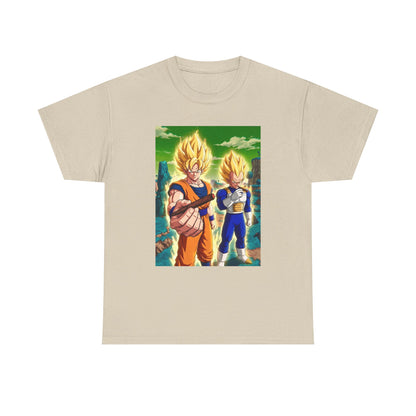 Goku and Vegeta Powering Up With Blunts