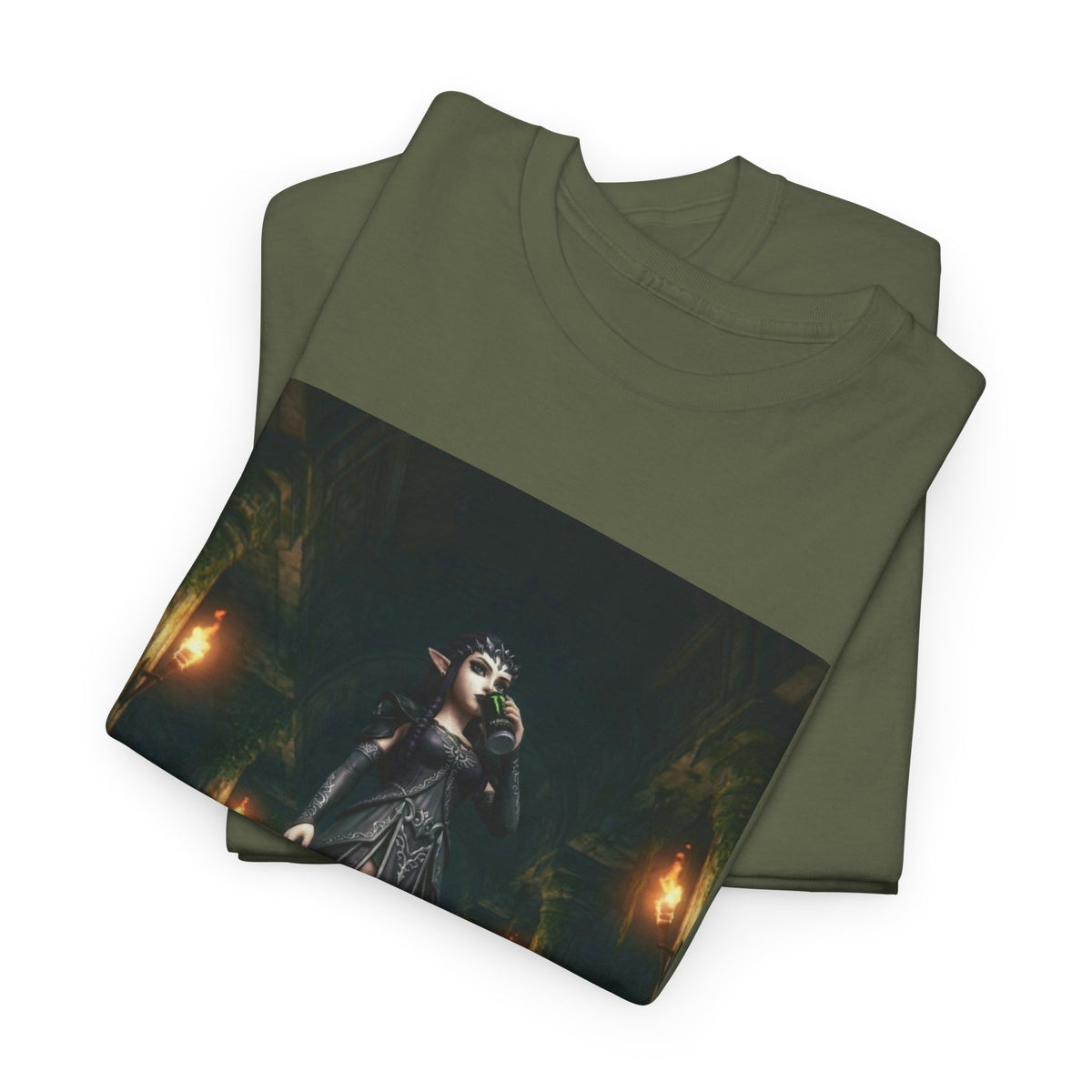 Dark Elf Warrior Energy Boost Tee