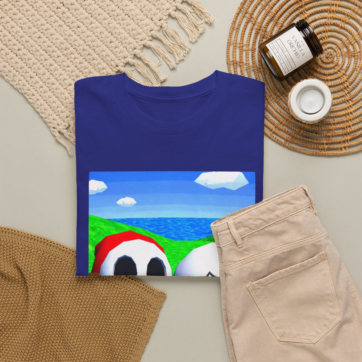 Shy Guy And Boo Flipping Off Tee (Design 5)