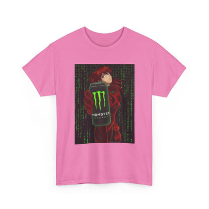 Asuka Wireframe Holding Monster Can